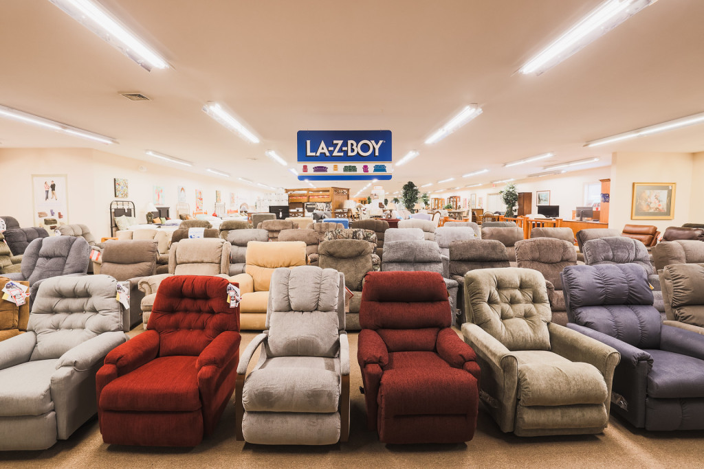 roberts furniture and carpeting inside store