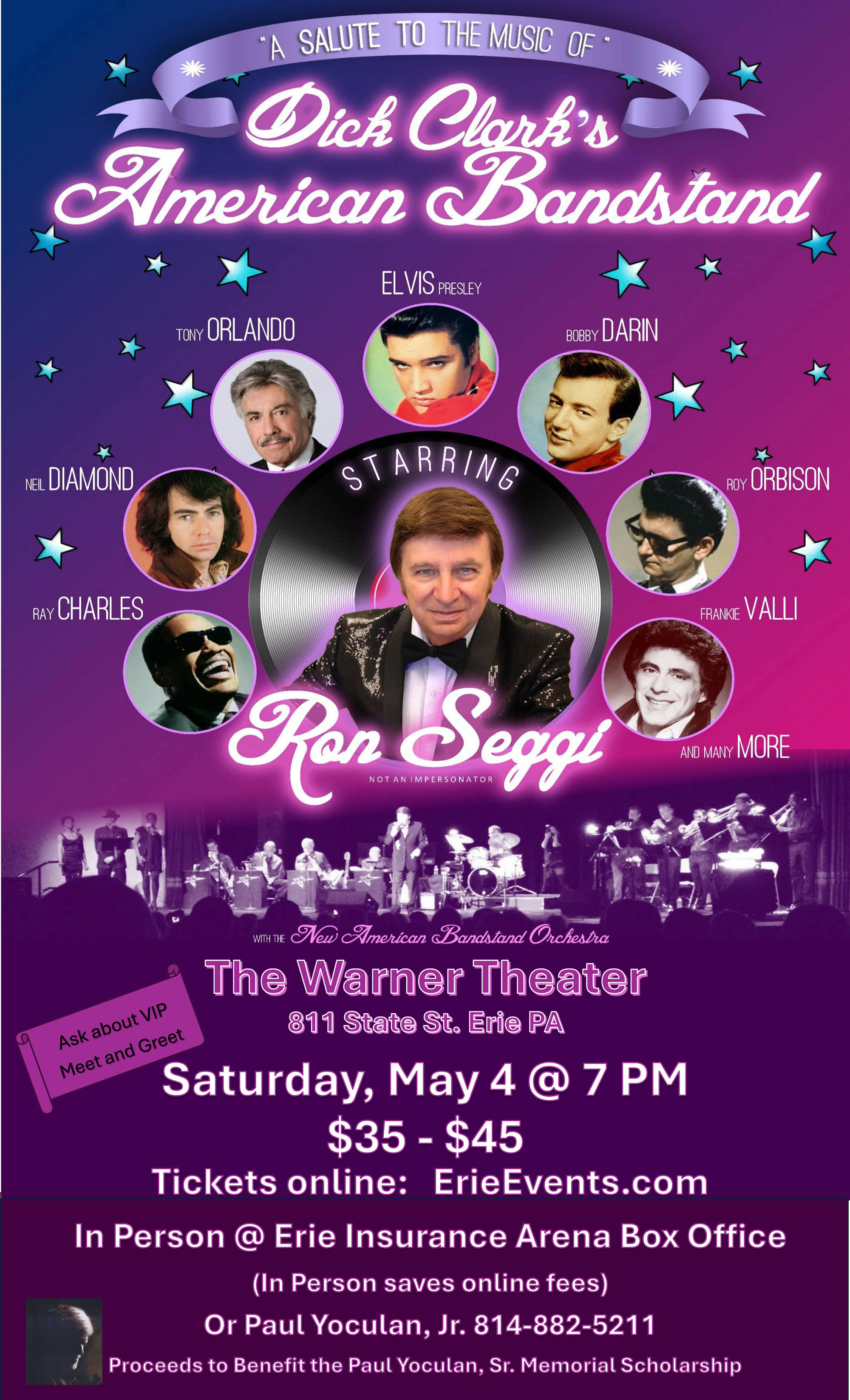 A Salute to Dick Clark's American Bandstand Starring Ron Seggi at Warner Theatre
