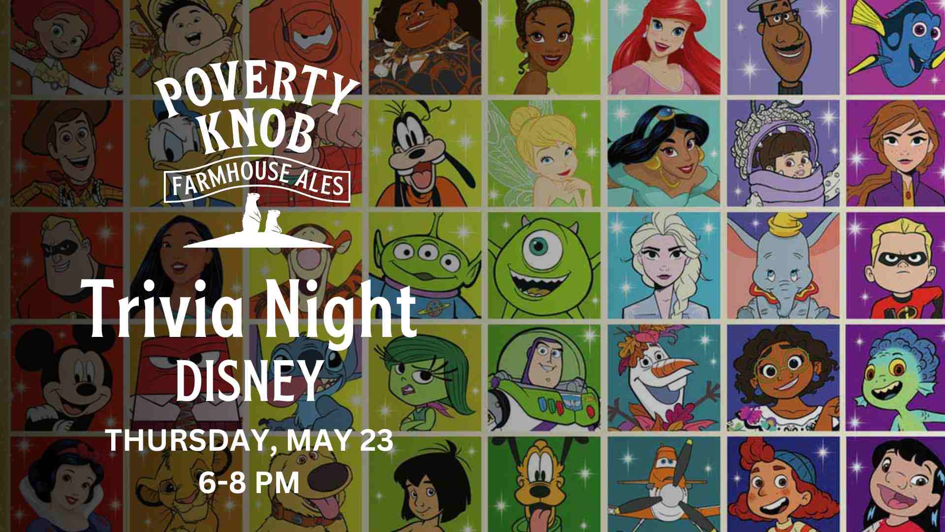 FREE Trivia Night at Poverty Knob: Disney