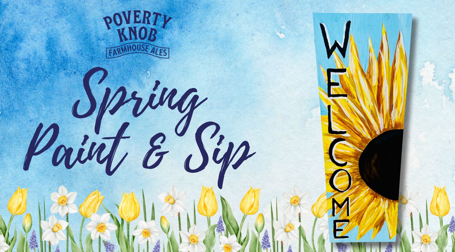 Spring Paint & Sip at Povery Knob