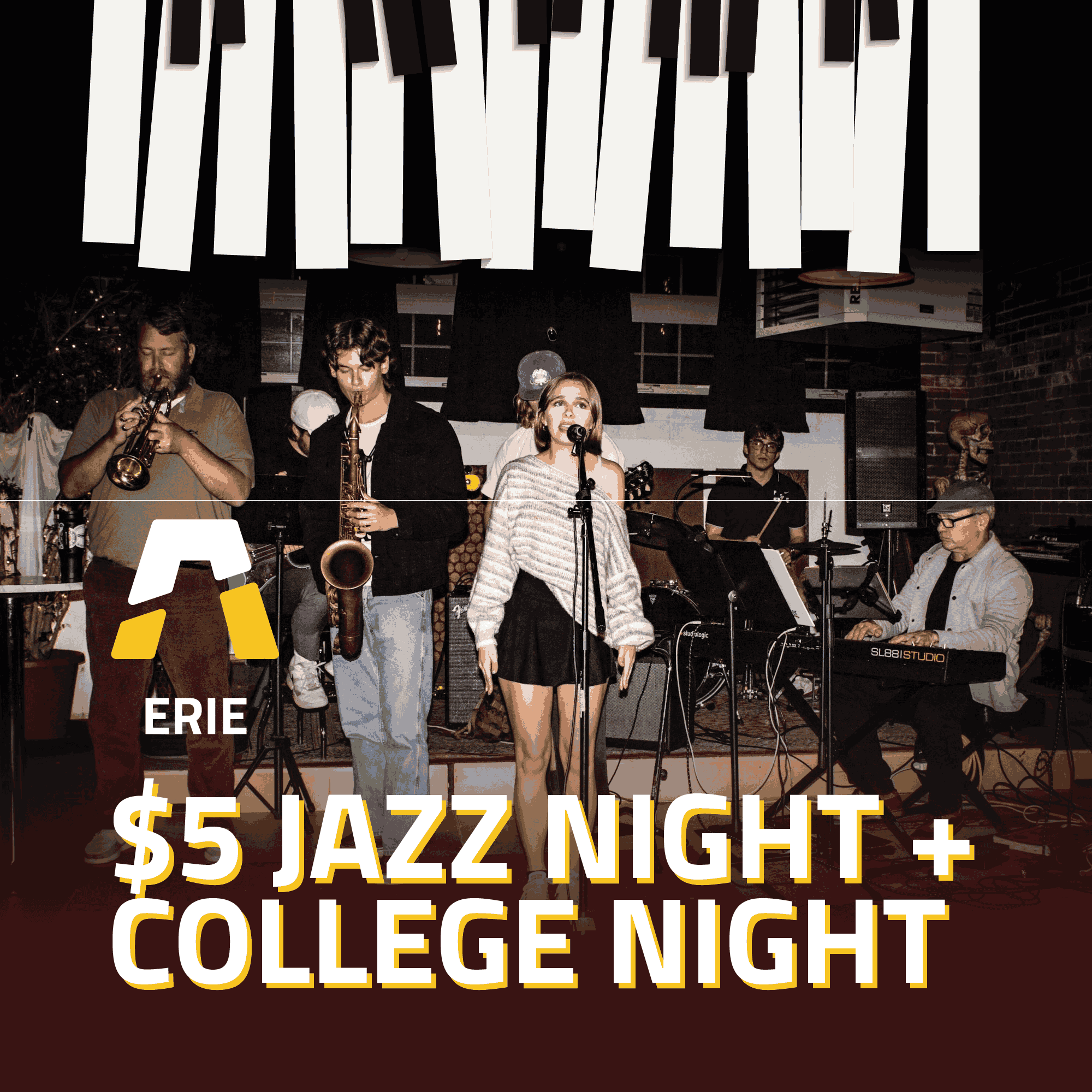 $5 Jazz Night + College Night @ ASCEND Erie