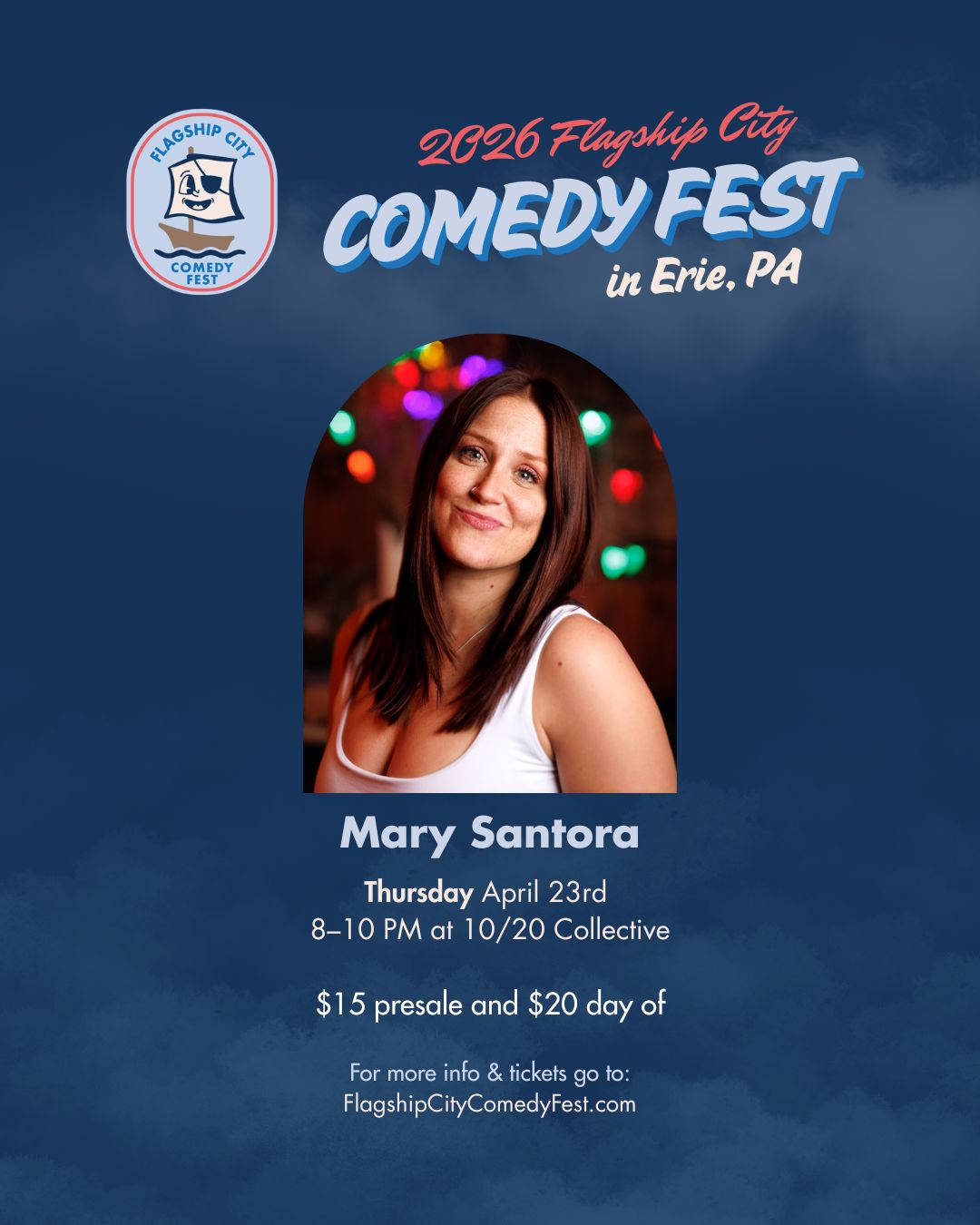 Mary Santora for Flagship City Comedy Festival 2026