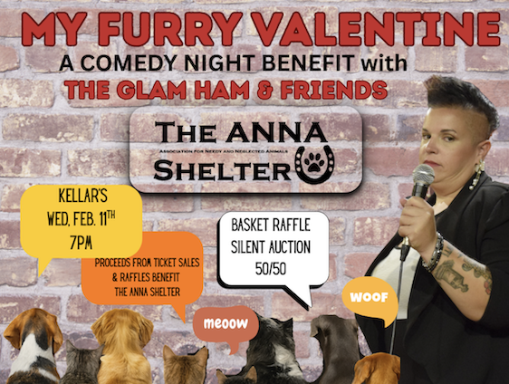 My Furry Valentine Benefit for The Anna Shelter Featuring Lisa Ann The Glam Ham and Friends