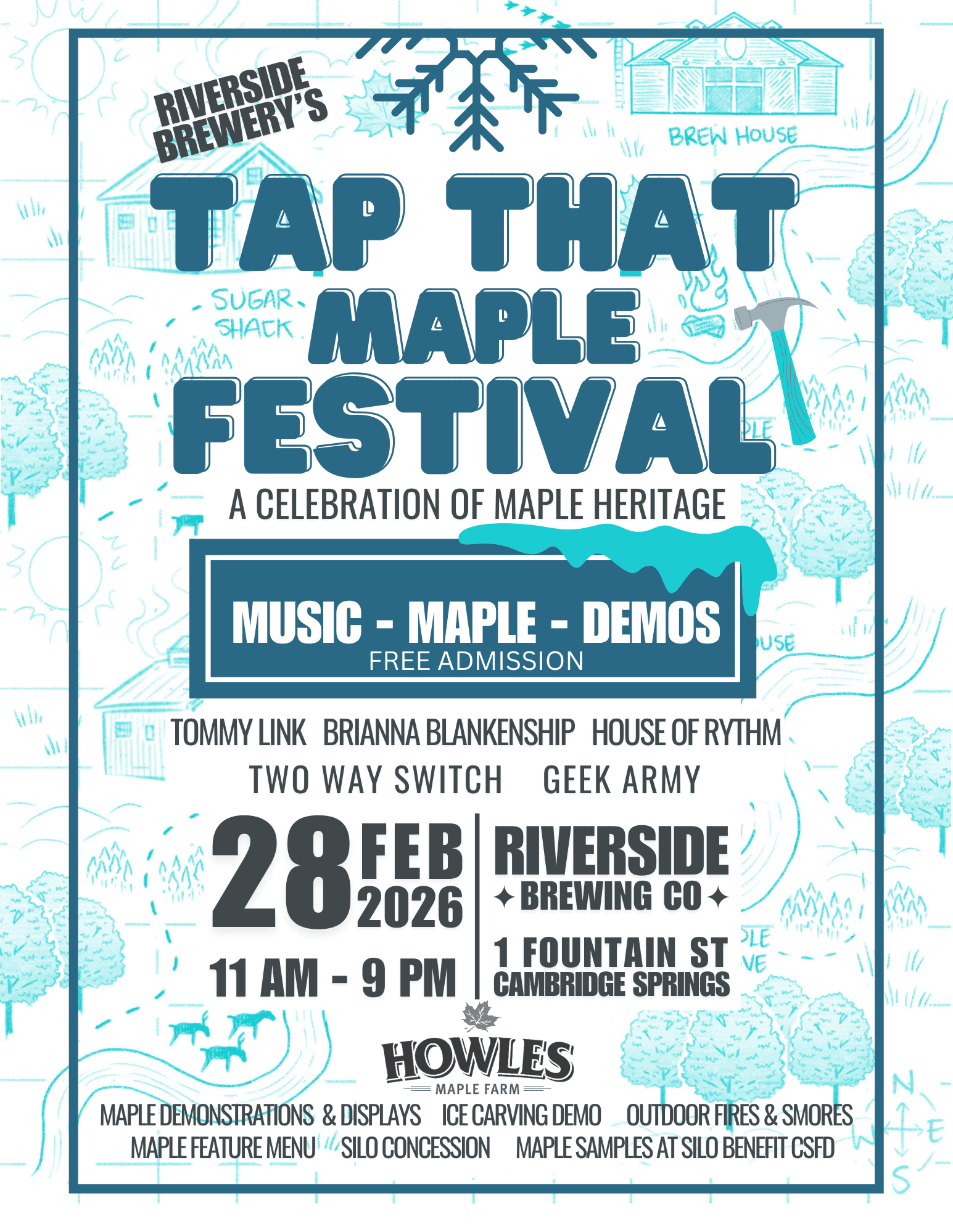 Tap That Maple Festival at Riverside Brewing Company