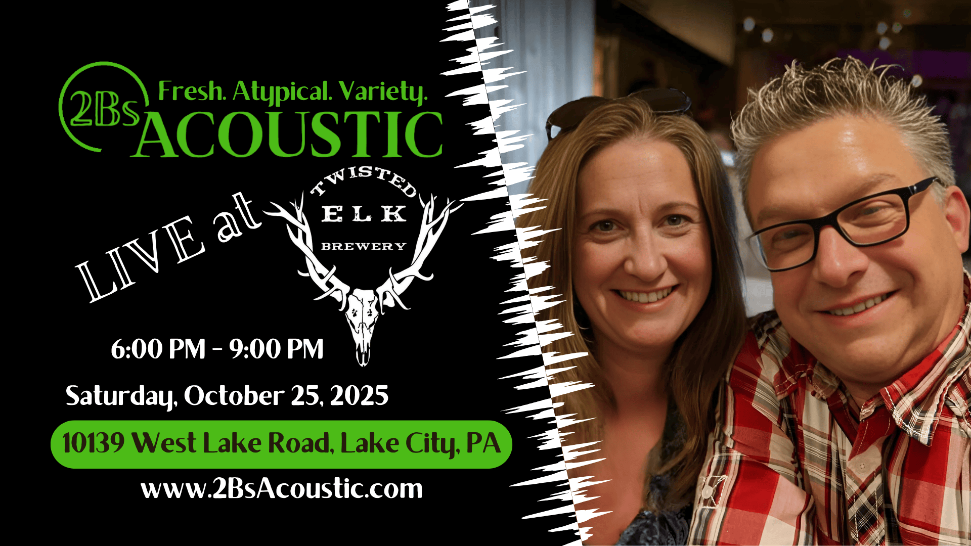 2Bs Acoustic hosted by Twisted Elk Brewery